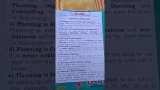 Planning, meaning and features