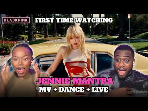 K-POP NEWBIES FIRST TIME WATCHING BLACKPINK | JENNIE MANTRA MV + DANCE + LIVE!
