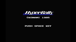 HyperRally - MSX - Konami 1985 - Complete Gameplay
