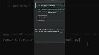 Create a word cloud visualization using Python