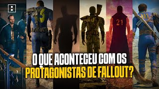 O que ACONTECEU com TODOS os PROTAGONISTAS de FALLOUT