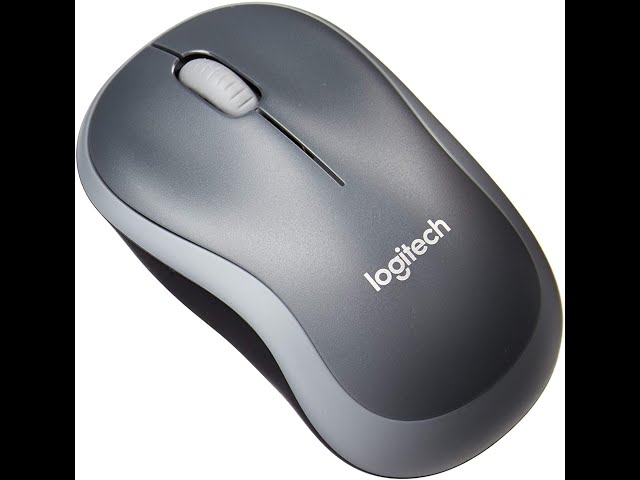Logitech M185 Wireless Mouse, 2.4GHz with USB Mini Receiver,  1000 DPI Optical Tracking - Swift Gray