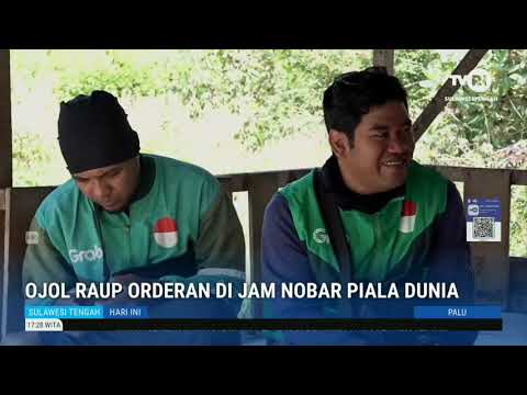 STHI - Ojol Raup Orderan di Jam Nobar Piala Dunia
