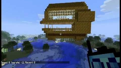 Minecraft 1.2.3 Zeppelin Mod by blakmajik