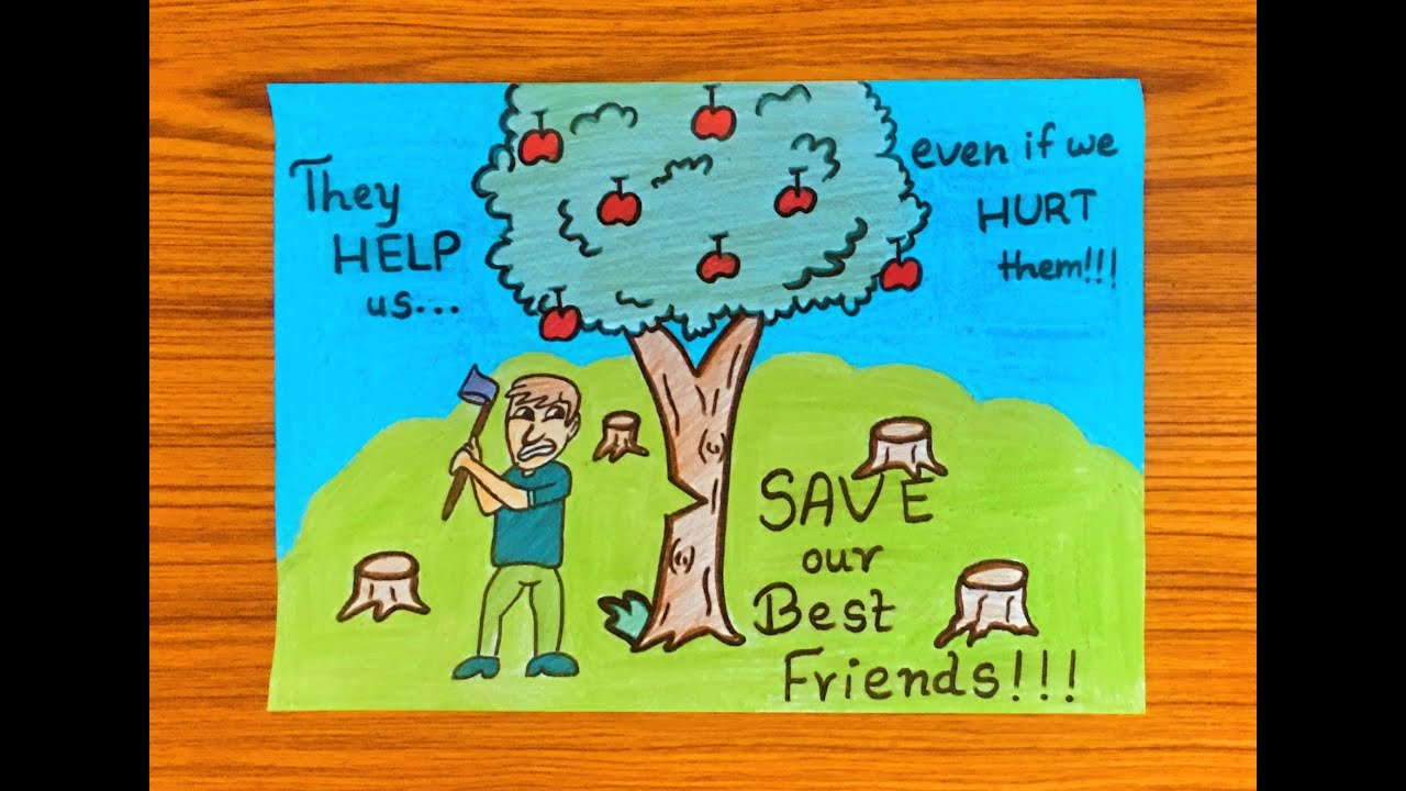 stop deforestation posters for kids