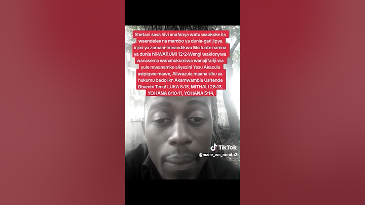 Shetani sasa hivi anafanya watu waokoke ila waendelee na mambo ya dunia-gari jipya injini ya zamani👆