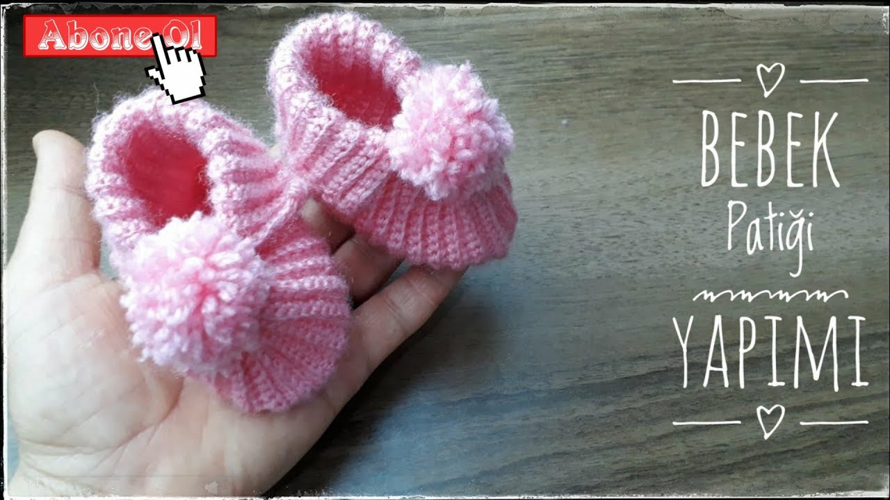 Bebek patiği yapımı 👶🏻 YouTube
