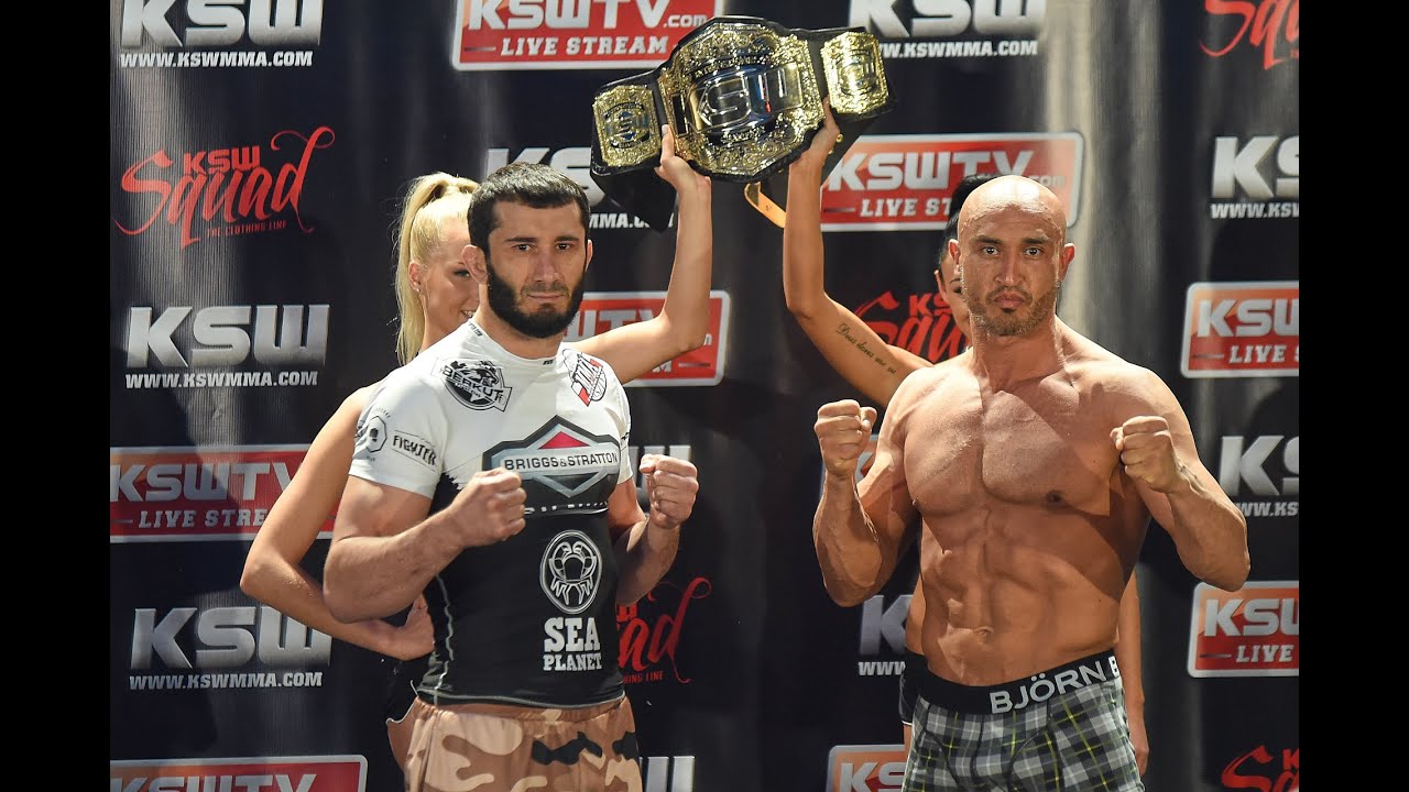 KSW 35 - Oficjalne ważenie - YouTube