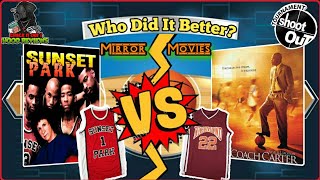 Jasmine on X: Which movie had the best high school basketball team between  Sunset Park, He Got Game, Coach Carter and Above The Rim?   / X