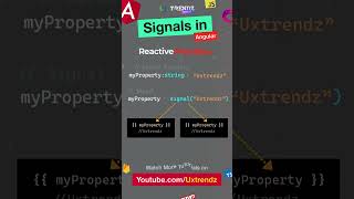 Signals in Angular by @uxtrendz #shorts screenshot 3