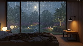 Rainy Night Ambience with Soft Lantern Glow 🕯️🌧️ | Sleep Instantly in 5 Minutes screenshot 1