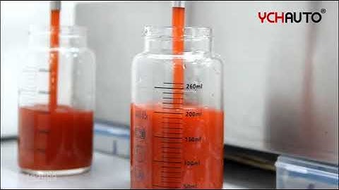 500ml, 1000ml,2500ml,5000ml double nozzles paste filling machine.