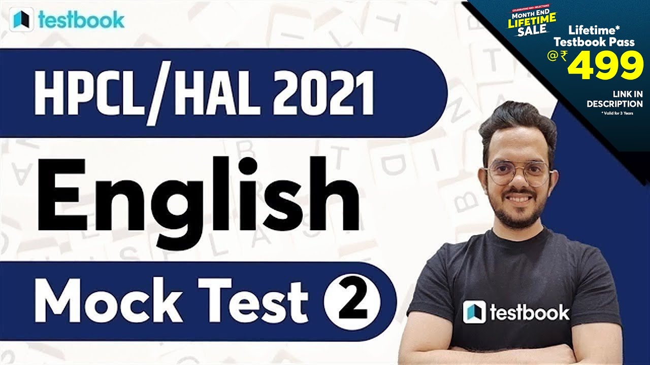 HPCL | HAL MT 2021 | English Mock Test | Important Questions by Jatin Madan Sir | Part 2