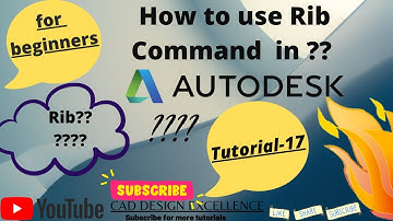 Inventor rib feature || autodesk inventor rib feature || Rib in autodesk inventor || rib