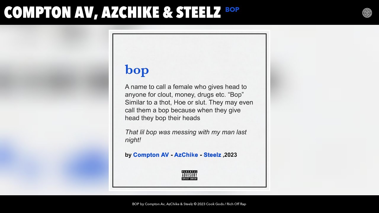 Watch Compton Av, AzChike & Steelz - BOP (Official Audio) on YouTube Watch Compton Av, AzChike & Steelz - BOP (Official Audio) on YouTube