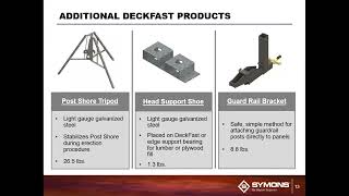DeckFast™ - Webinar Symons Training by Dayton Superior