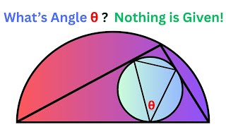 Famous Insane #Geometry Riddle Solved with One Simple Theorem | Angle in Semicircle Mystery Explained! 🔺🧠 Net Worth
