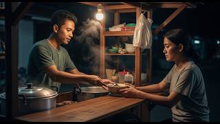 Wanita Cantik Lupa Bayar? Penjual Bakso Ini Kaget Saat Tahu Identitasnya!