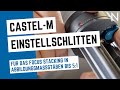 NOVOFLEX Einstellschlitten CASTEL-M für das Focus Stacking bis 5:1