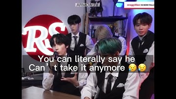 Beomgyu Leaving Live interview after feeling sick 😥