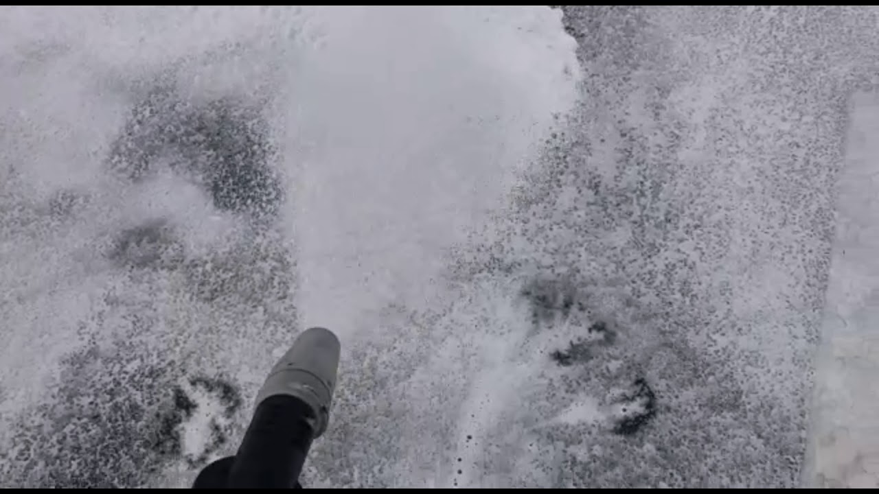 Hydraulic Oil Burst Clean Up YouTube