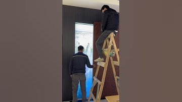 DIY sliding door:Welcome to the Future of Commercial Spaces!#shortvideo #shortsvideo #shorts #doors