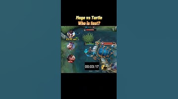 ✅Mage vs Turtle who is fast? #shorts #mobilelegends #mlbb