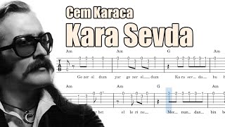 Cem Karaca - Kara Sevda - Gitar Tab