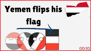 Yemen (🇾🇪) flips his flag #amogusanimations #countryballs #animationmeme