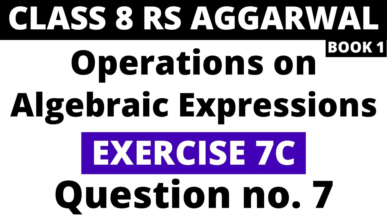 parsefloat() in javascript | core javascript tutorials... Exercise 7C Question 7। Class 8 RS Aggarwal (Book 1)। Operations on ...