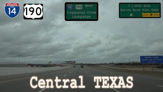 The Short Interstate-14 & Us-190 In Central Texas