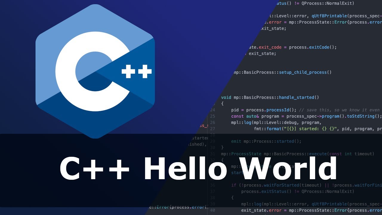 C++ Hello World - YouTube