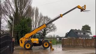 JCB 535-125HI VIZ 4WD TELEHANDLER *YEAR 2019,12.5 METER REACH* C/W PALLET TINES