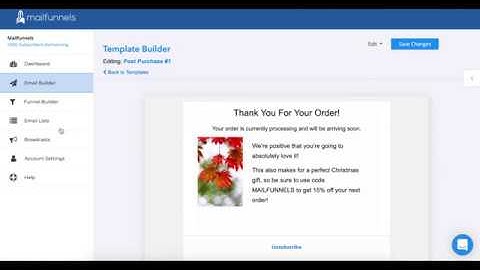 Creating a Post Purchase Email Sequence for Shopify Using Mailfunnels