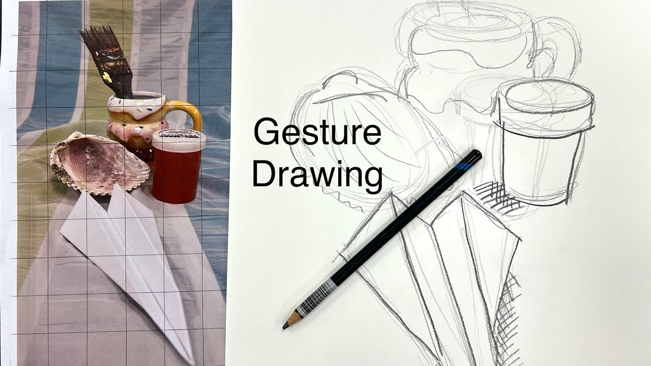 Gesture Drawing Still Life - YouTube