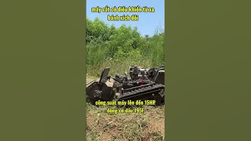 MÁY CẮT CỎ BÁNH XÍCH ĐIỀU KHIỂN TỪ XA#maycatco #dieukhientuxa #dieukhien #shorts #dienmayhongkong