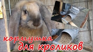 МОЙ ВЫБОР КОРМУШКИ ДЛЯ КРОЛИКОВ | КАК СДЕЛАТЬ |