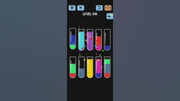 Water Color Sort Level 516 Walkthrough Solution iOS/Android
