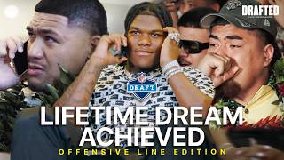 Top O-Line NFL Draft Call Reactions | Emotional Moments From The League’s Best Big Men 😤