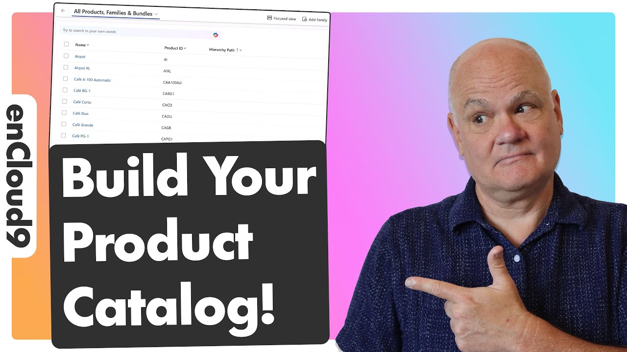 How to Add Your Product Catalog to Dynamics 365 Sales | enCloud9 - YouTube