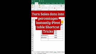 EASY Excel Pivot Table Tricks to Get Percentages in Seconds| #pivot