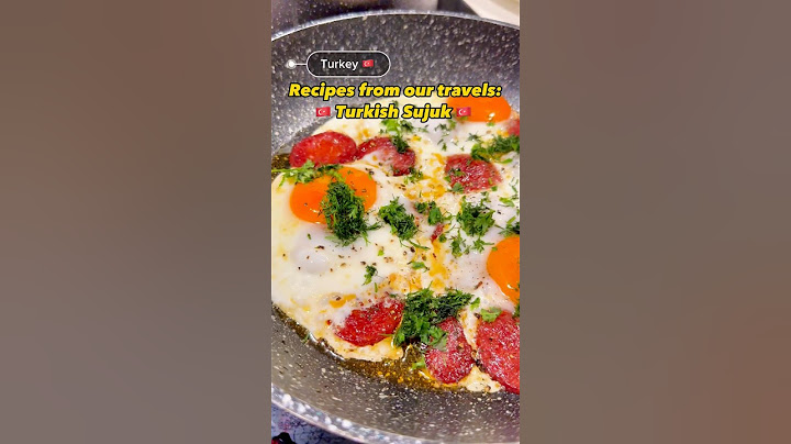 Turkish sujuk NEW egg recipe for breakfast brunch! 🇹🇷 #eggrecipe #eggs #turkishfood