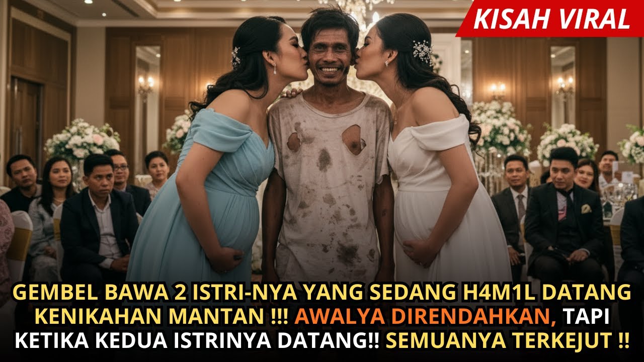 GEMBEL BAWA 2 ISTRI KE NIKAHAN MANTAN ! SEMUA ORANG TERKEJUT KETIKA KEDUA ISTRINYA DATANG ! VIRAL !