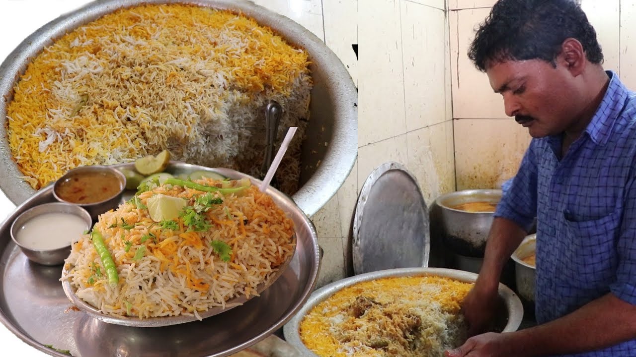 Hyderabad Unlimited Biryani | Best Street Food Biryani In India | Food Bandi