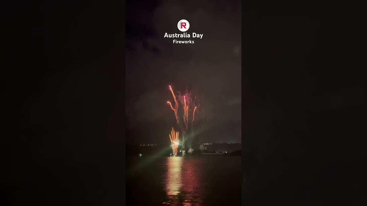 Australia Day Fireworks #australiadiaries #gosford #centralcoast #fireworks #australiaday #2026