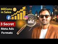 3 Secret Meta Ad Formats for Million-Dollar Sales | Urdu/Hindi | Boost Sales Fast!