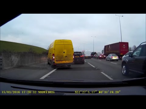 Bad Drivers UK Dash Cam Compilation - March 2016 (1080p) - YouTube