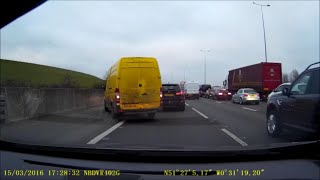 Bad Drivers UK Dash Cam Compilation - March 2016 (1080p)