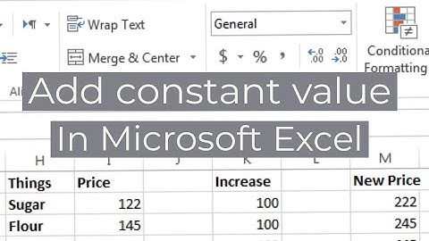 How To Add Constant Value In Column in Microsoft Word | adding constant value to a column