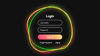 CSS Animations Effects | Login Page Animations with Source Code